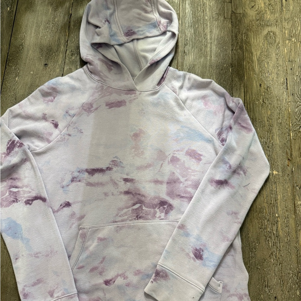 Athleta Girl Pastel Tie-Dye Hoodie